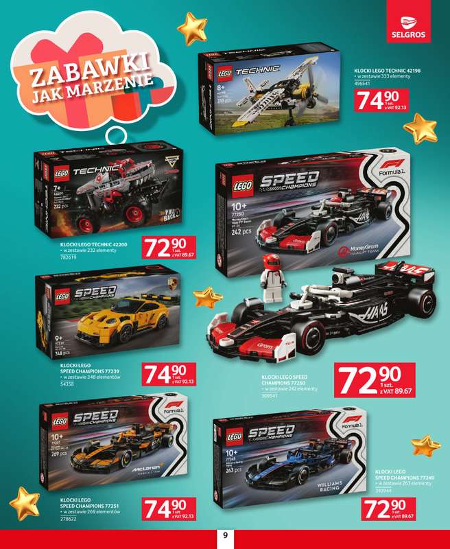 Selgros - gazetka promocyjna Katalog Zabawki od czwartku 04.12 do środy 17.12 - strona 9