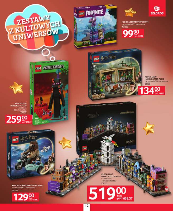 Selgros - gazetka promocyjna Katalog Zabawki od czwartku 04.12 do środy 17.12 - strona 12