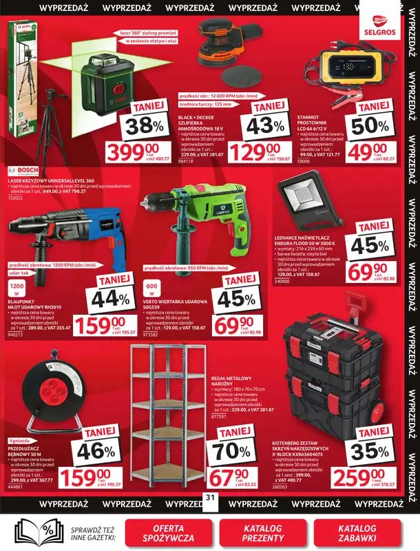 Selgros - gazetka promocyjna Oferta przemysłowa od czwartku 04.12 do środy 17.12 - strona 33