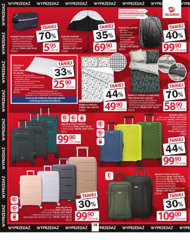 Selgros - gazetka promocyjna Oferta przemysłowa od czwartku 04.12 do środy 17.12 - strona 40