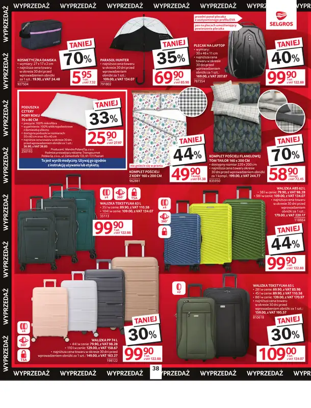 Selgros - gazetka promocyjna Oferta przemysłowa od czwartku 04.12 do środy 17.12 - strona 40