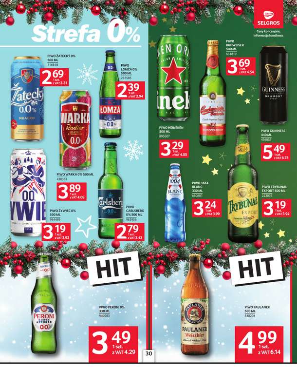 Selgros - gazetka promocyjna Oferta spożywcza od czwartku 04.12 do środy 17.12 - strona 30