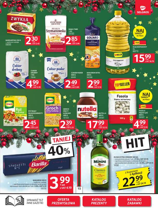 Selgros - gazetka promocyjna Oferta spożywcza od czwartku 04.12 do środy 17.12 - strona 15