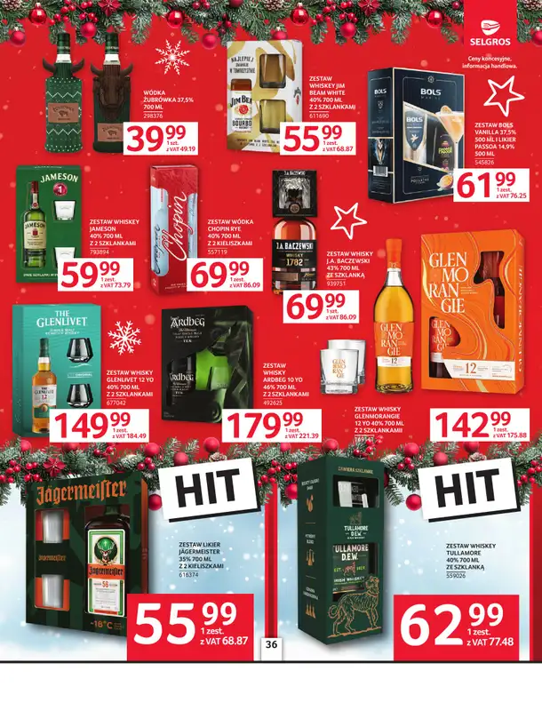 Selgros - gazetka promocyjna Oferta spożywcza od czwartku 04.12 do środy 17.12 - strona 36