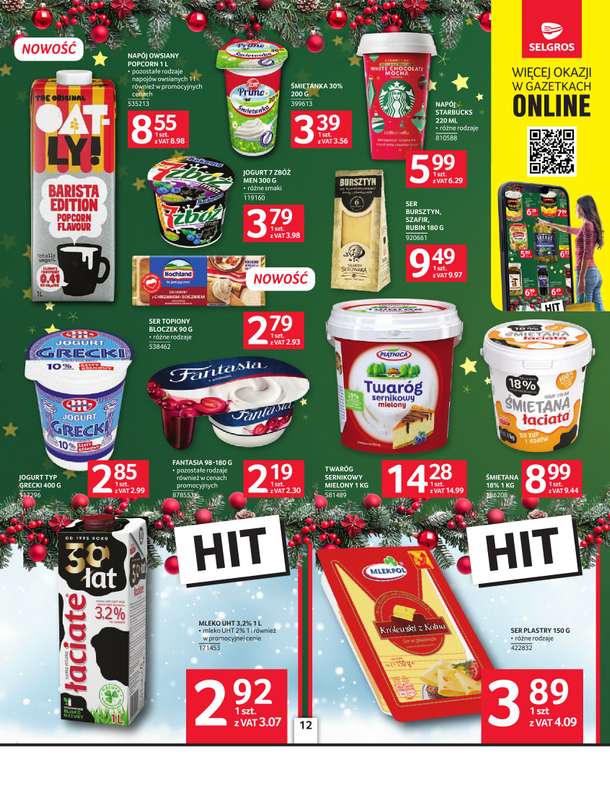 Selgros - gazetka promocyjna Oferta spożywcza od czwartku 04.12 do środy 17.12 - strona 12