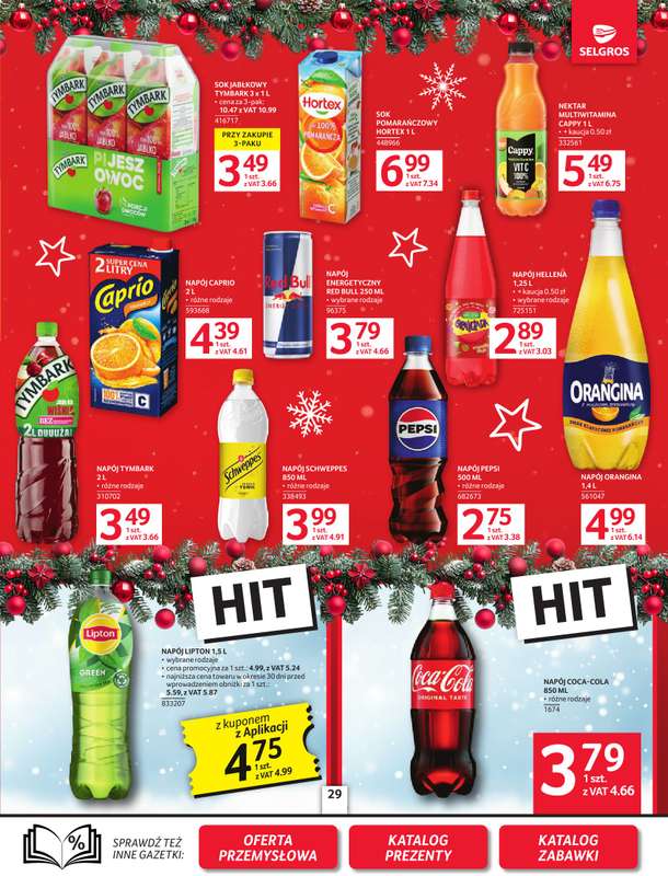 Selgros - gazetka promocyjna Oferta spożywcza od czwartku 04.12 do środy 17.12 - strona 29