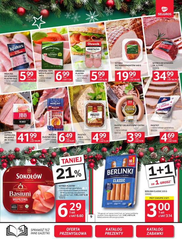 Selgros - gazetka promocyjna Oferta spożywcza od czwartku 04.12 do środy 17.12 - strona 9