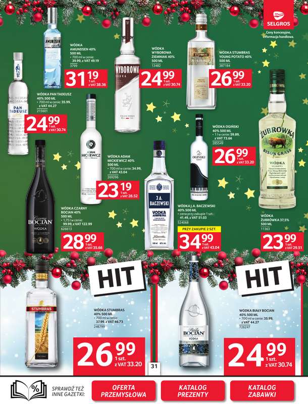 Selgros - gazetka promocyjna Oferta spożywcza od czwartku 04.12 do środy 17.12 - strona 31