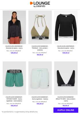 CALVIN KLEIN UNDERWEAR - Koszulka do spania - czarny