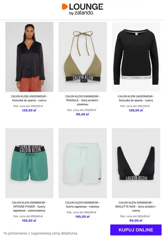 Lounge by Zalando - gazetka promocyjna Specjalne okazje: Calvin Klein Underwear od poniedziałku 01.12 do piątku 05.12 - strona 9