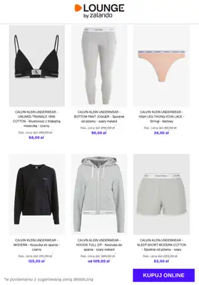 Lounge by Zalando - gazetka promocyjna Specjalne okazje: Calvin Klein Underwear od poniedziałku 01.12 do piątku 05.12 - strona 2