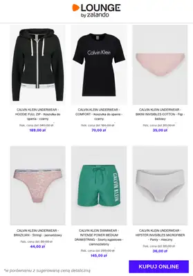 Lounge by Zalando - gazetka promocyjna Specjalne okazje: Calvin Klein Underwear od poniedziałku 01.12 do piątku 05.12 - strona 4