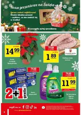 Gram Market - gazetka promocyjna Gazetka od środy 03.12 do wtorku 09.12 - strona 2
