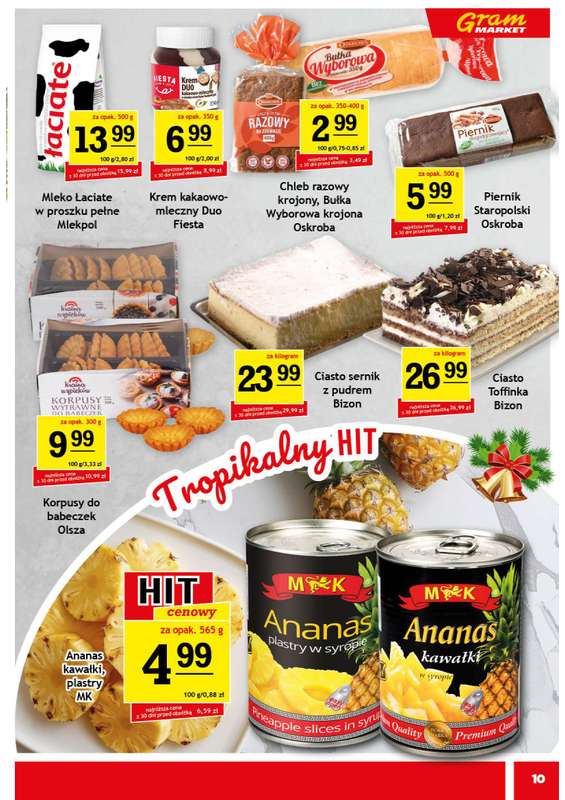 Gram Market - gazetka promocyjna Gazetka od środy 03.12 do wtorku 09.12 - strona 10