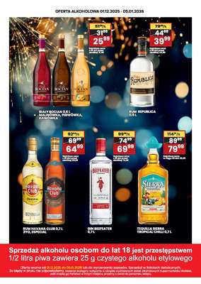 Wafelek - gazetka promocyjna Gazetka alkoholowa  do poniedziałku 05.01 - strona 3