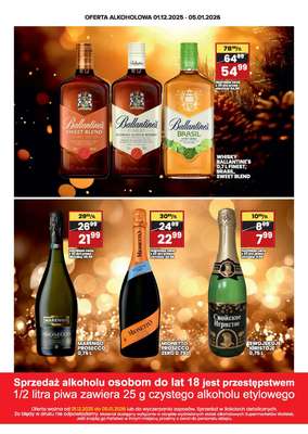 Wafelek - gazetka promocyjna Gazetka alkoholowa  do poniedziałku 05.01 - strona 6