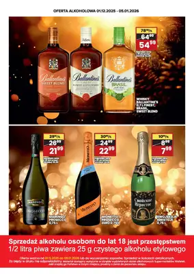 Wafelek - gazetka promocyjna Gazetka alkoholowa  do poniedziałku 05.01 - strona 6