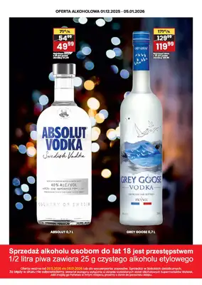 Wafelek - gazetka promocyjna Gazetka alkoholowa  do poniedziałku 05.01 - strona 2