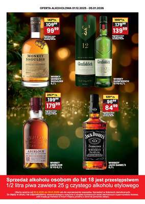 Wafelek - gazetka promocyjna Gazetka alkoholowa  do poniedziałku 05.01 - strona 5