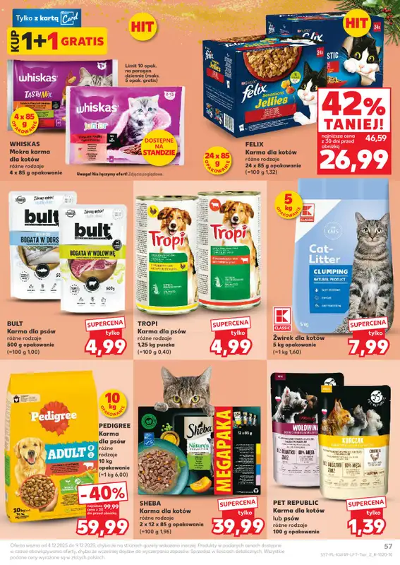 Kaufland - gazetka promocyjna Oferta Kaufland od czwartku 04.12 do wtorku 09.12 - strona 57