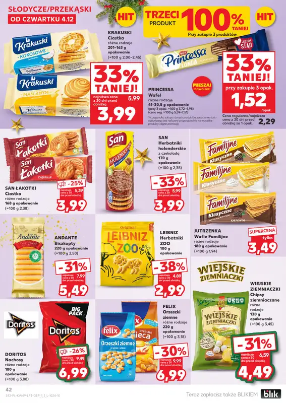Kaufland - gazetka promocyjna Oferta Kaufland od czwartku 04.12 do wtorku 09.12 - strona 42