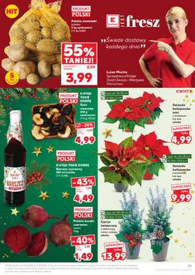 Kaufland - gazetka promocyjna Oferta Kaufland od czwartku 04.12 do wtorku 09.12 - strona 21