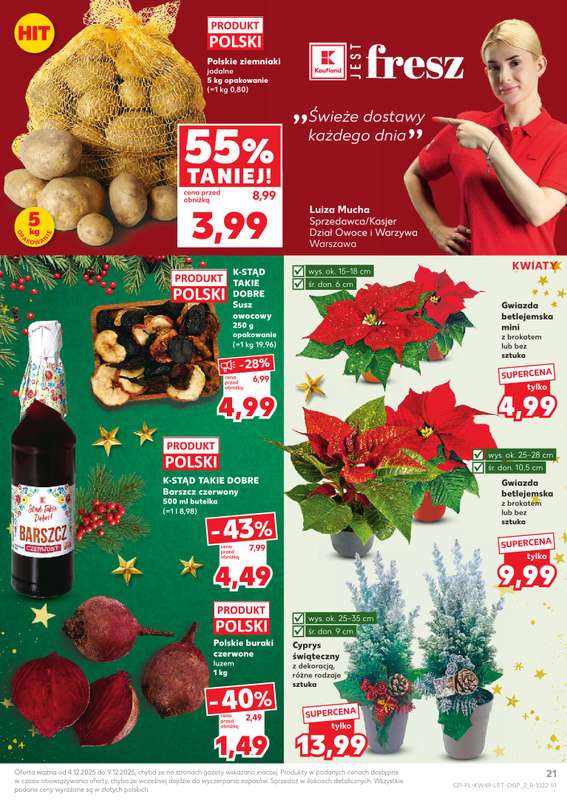 Kaufland - gazetka promocyjna Oferta Kaufland od czwartku 04.12 do wtorku 09.12 - strona 21