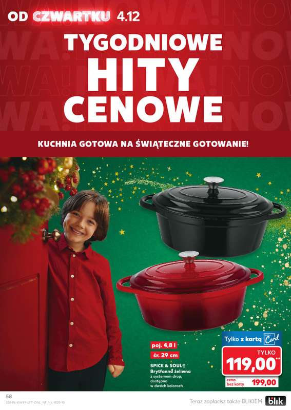 Kaufland - gazetka promocyjna Oferta Kaufland od czwartku 04.12 do wtorku 09.12 - strona 58