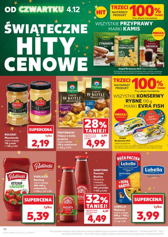Kaufland - gazetka promocyjna Oferta Kaufland od czwartku 04.12 do wtorku 09.12 - strona 14