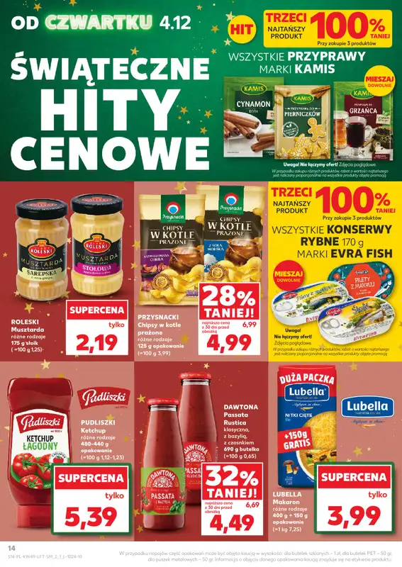 Kaufland - gazetka promocyjna Oferta Kaufland od czwartku 04.12 do wtorku 09.12 - strona 14