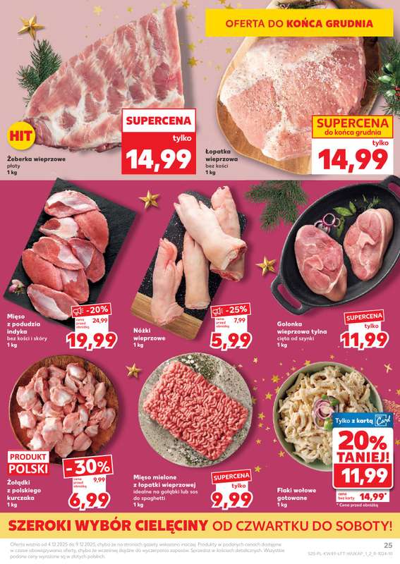 Kaufland - gazetka promocyjna Oferta Kaufland od czwartku 04.12 do wtorku 09.12 - strona 25