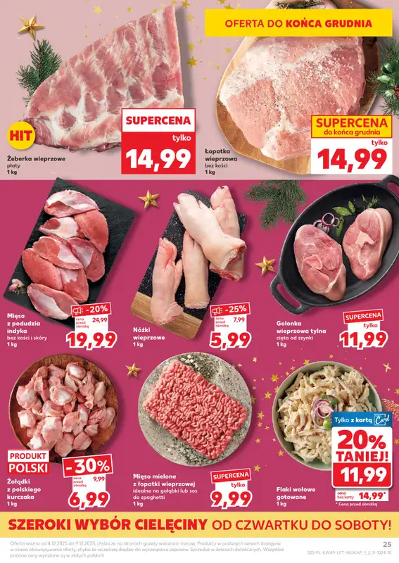 Kaufland - gazetka promocyjna Oferta Kaufland od czwartku 04.12 do wtorku 09.12 - strona 25
