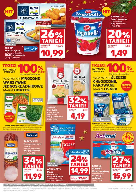 Kaufland - gazetka promocyjna Oferta Kaufland od czwartku 04.12 do wtorku 09.12 - strona 13