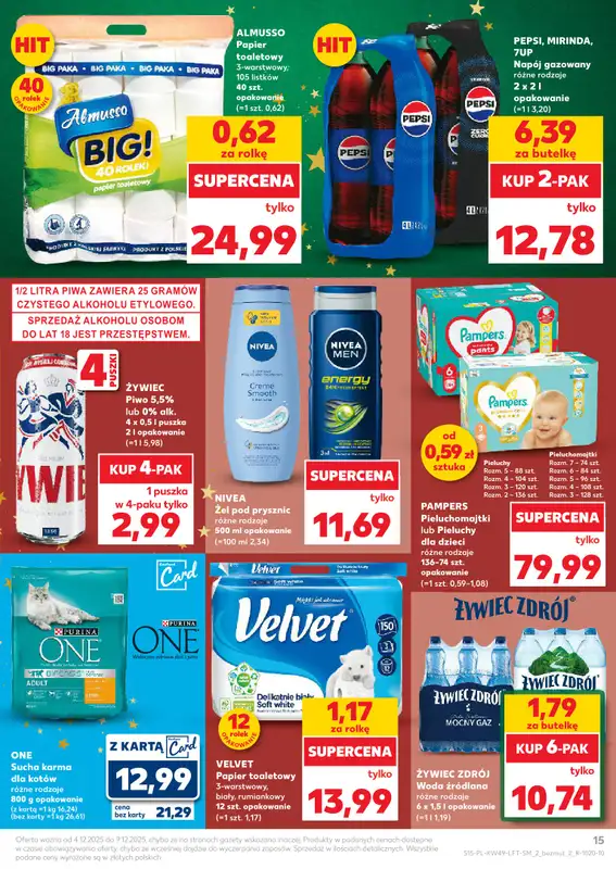 Kaufland - gazetka promocyjna Oferta Kaufland od czwartku 04.12 do wtorku 09.12 - strona 15