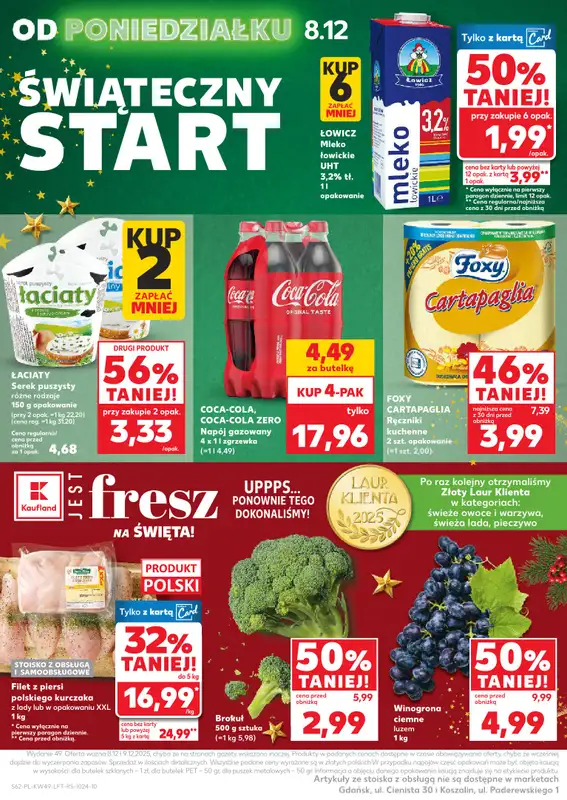 Kaufland - gazetka promocyjna Oferta Kaufland od czwartku 04.12 do wtorku 09.12 - strona 62