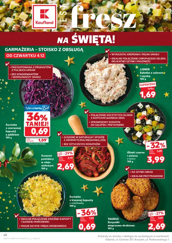 Kaufland - gazetka promocyjna Oferta Kaufland od czwartku 04.12 do wtorku 09.12 - strona 28
