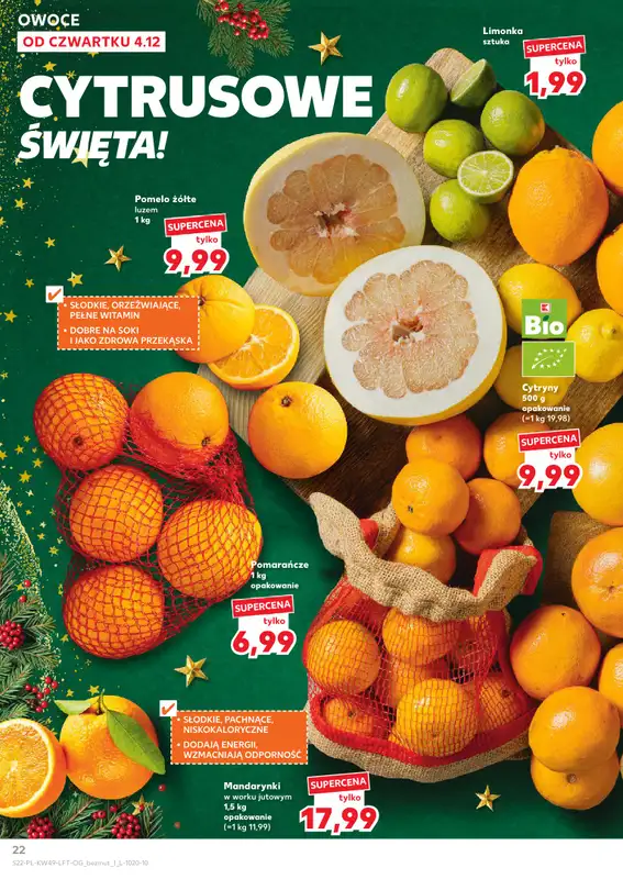 Kaufland - gazetka promocyjna Oferta Kaufland od czwartku 04.12 do wtorku 09.12 - strona 22