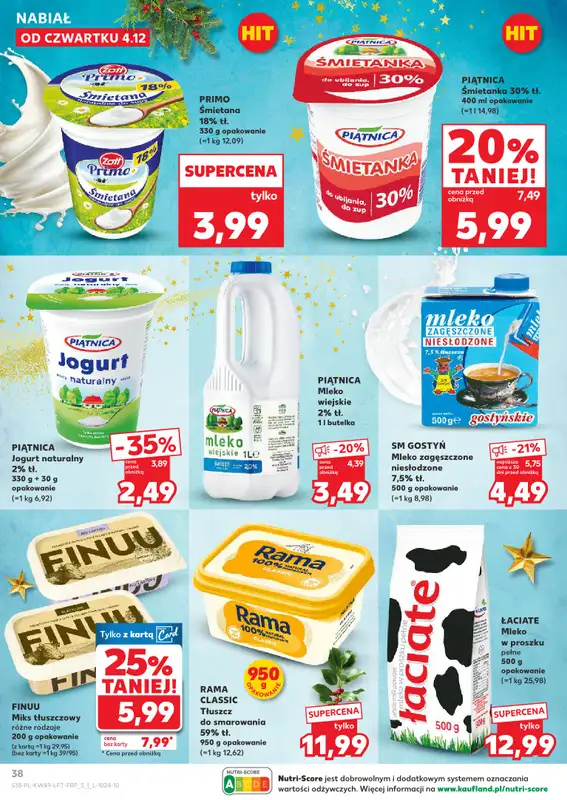 Kaufland - gazetka promocyjna Oferta Kaufland od czwartku 04.12 do wtorku 09.12 - strona 38