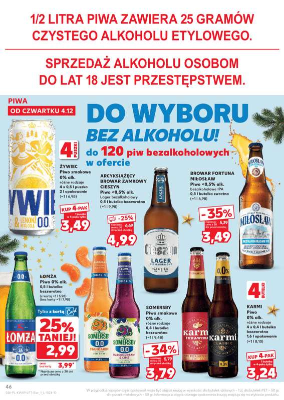 Kaufland - gazetka promocyjna Oferta Kaufland od czwartku 04.12 do wtorku 09.12 - strona 46
