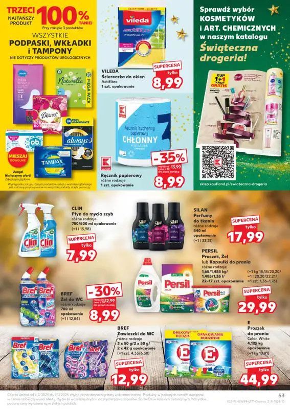 Kaufland - gazetka promocyjna Oferta Kaufland od czwartku 04.12 do wtorku 09.12 - strona 53