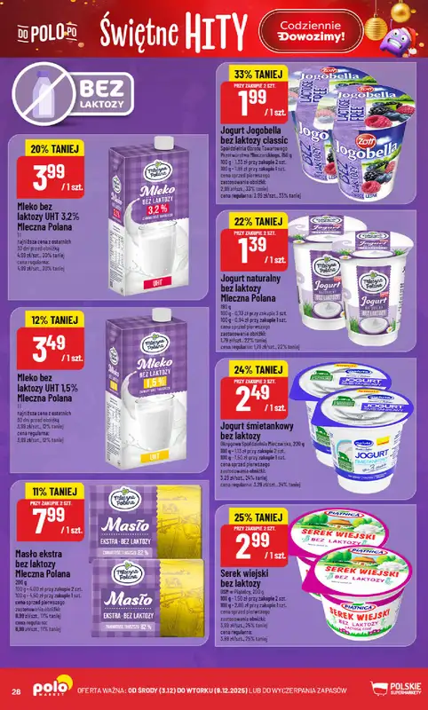 POLOmarket - gazetka promocyjna Gazetka od środy 03.12 do wtorku 09.12 - strona 28