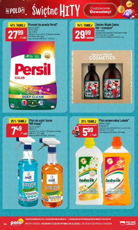 POLOmarket - gazetka promocyjna Gazetka od środy 03.12 do wtorku 09.12 - strona 64