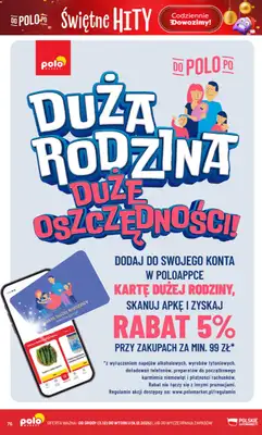 POLOmarket - gazetka promocyjna Gazetka od środy 03.12 do wtorku 09.12 - strona 76