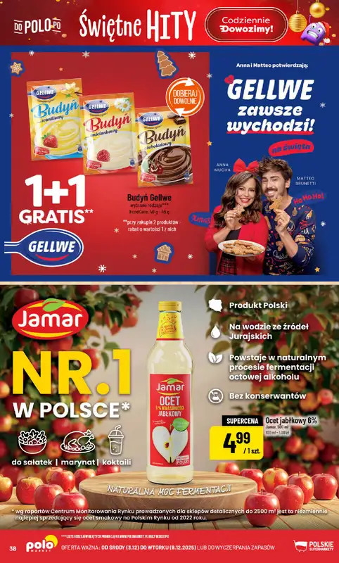 POLOmarket - gazetka promocyjna Gazetka od środy 03.12 do wtorku 09.12 - strona 38