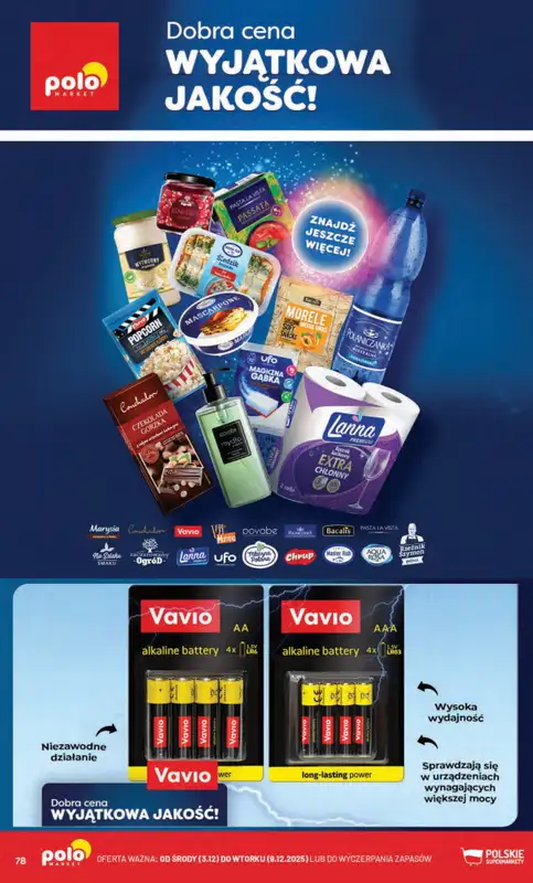 POLOmarket - gazetka promocyjna Gazetka od środy 03.12 do wtorku 09.12 - strona 78