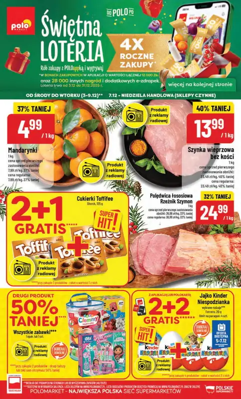 POLOmarket - gazetka promocyjna Gazetka od środy 03.12 do wtorku 09.12