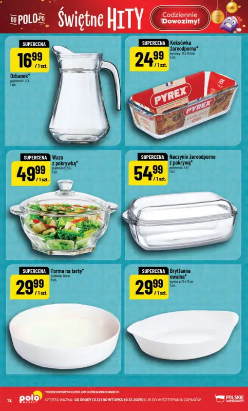 POLOmarket - gazetka promocyjna Gazetka od środy 03.12 do wtorku 09.12 - strona 74