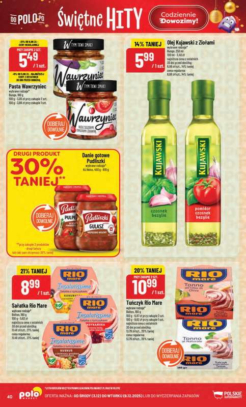 POLOmarket - gazetka promocyjna Gazetka od środy 03.12 do wtorku 09.12 - strona 40