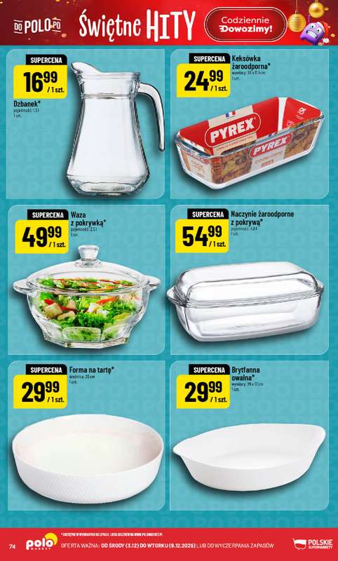 POLOmarket - gazetka promocyjna Gazetka od środy 03.12 do wtorku 09.12 - strona 74