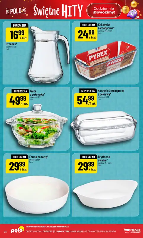 POLOmarket - gazetka promocyjna Gazetka od środy 03.12 do wtorku 09.12 - strona 74